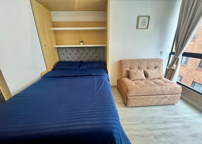 Hermoso Apartaestudio Nuevo Cerca A Embajada Usa Y Corferias