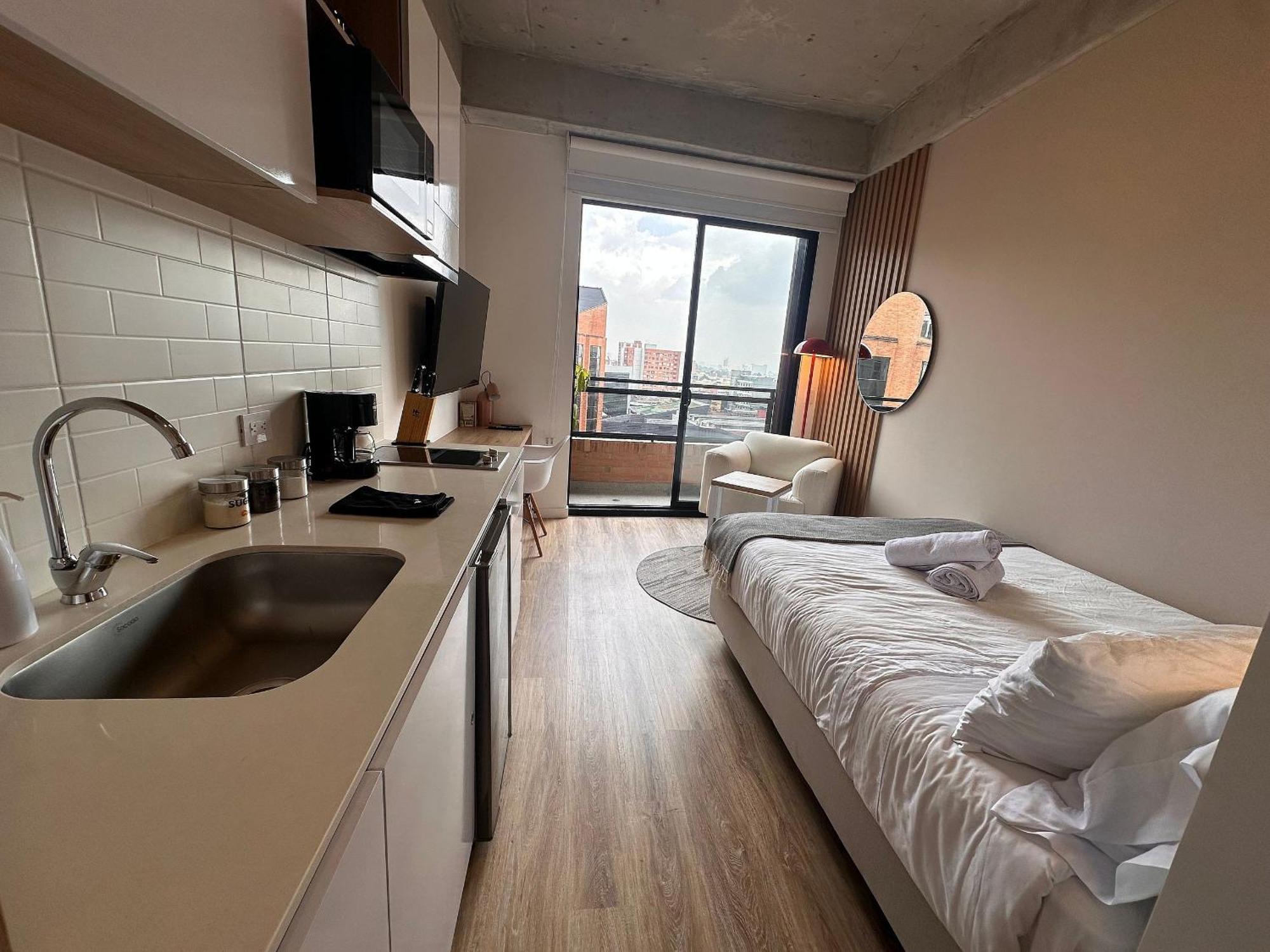Apartment U-go Next Living Chapinero - Terraza & Co-working
