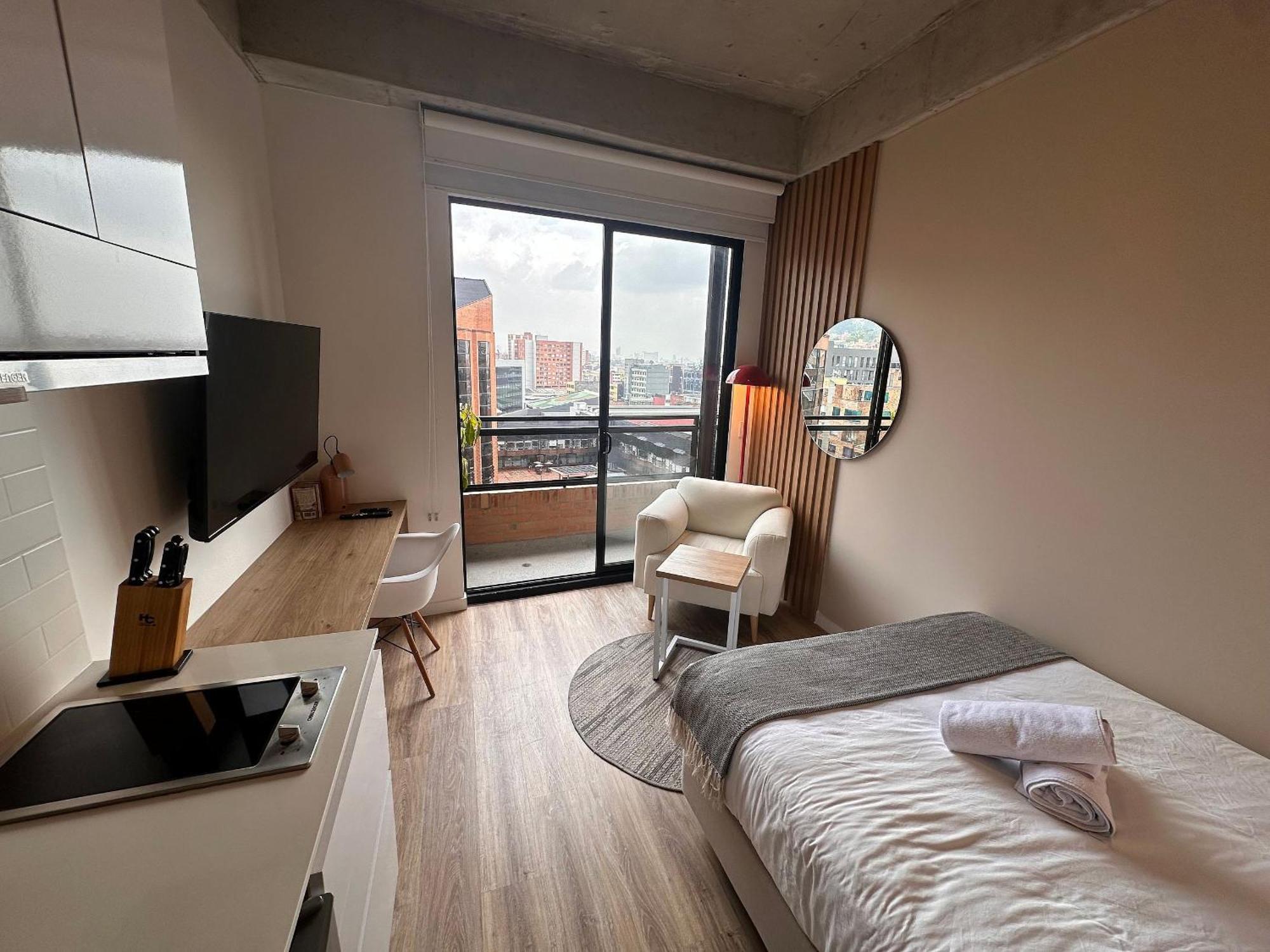 Apartment U-go Next Living Chapinero - Terraza & Co-working *