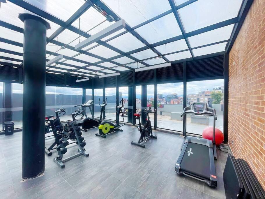 Moderno Estudio Con Gimnasio, Terraza Y Coworking En Apartment Bogota