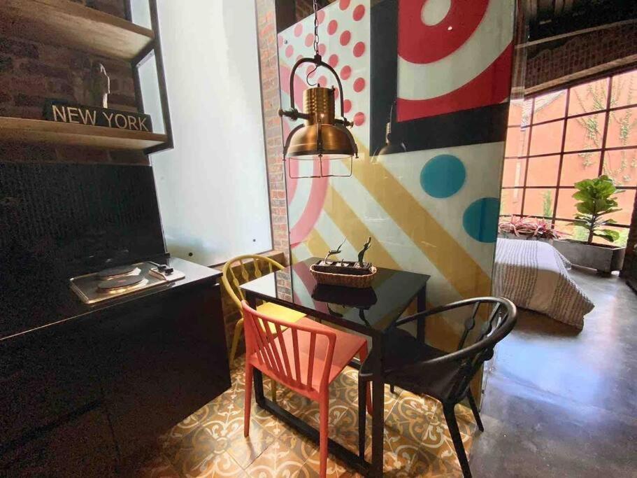 Unique Loft Design, Zona G With View Garden Apartment Bogota