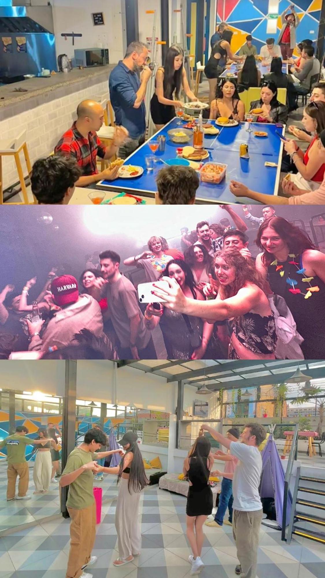 The Hipinto Social Experience, Friends, Pub Crawls, Dancing Classes, Disco-trucks, Drinking Games, Family Dinners, Rooftop Bars, Nightclubs, Vodka, Cocktails Bogota