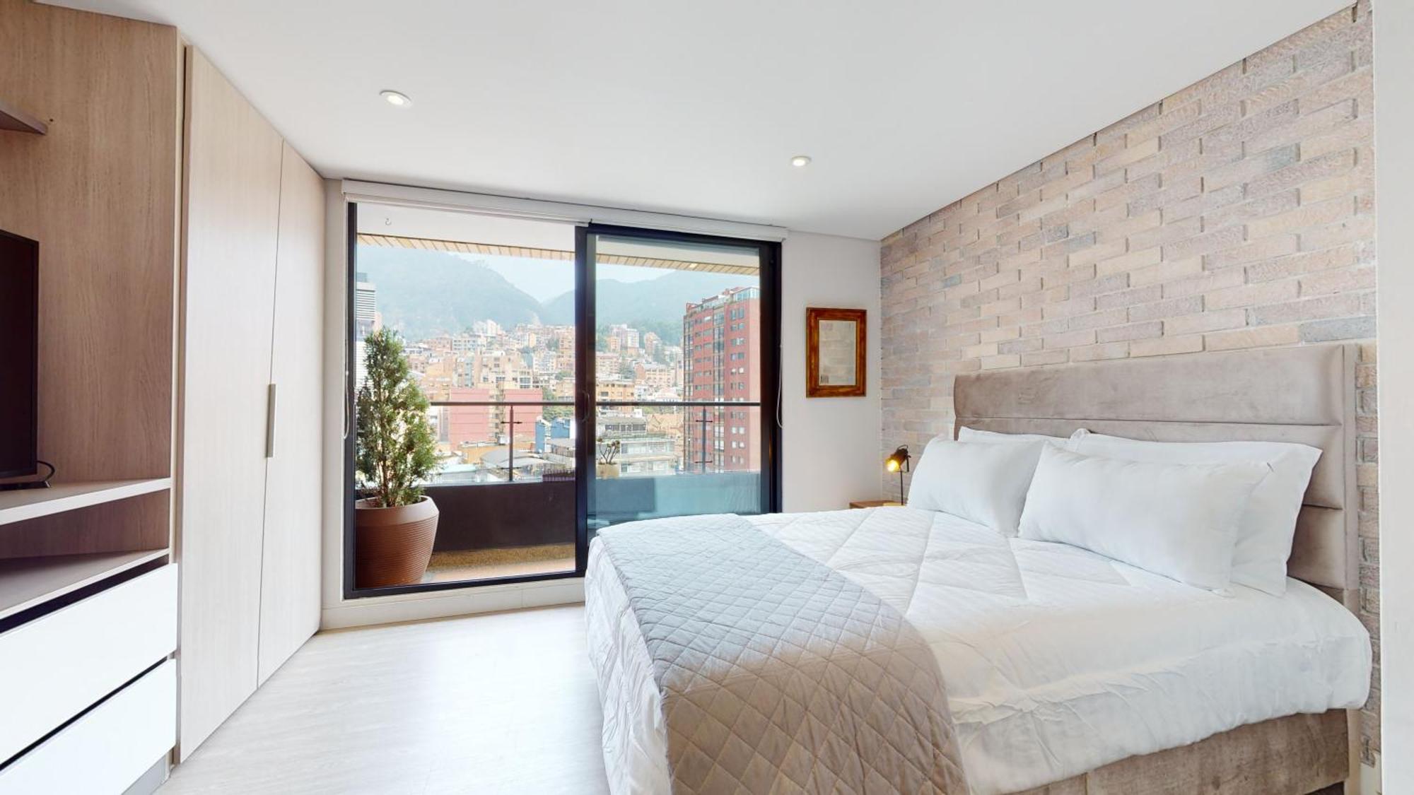 Apartamento 909 Loft Con Excelente Vista En Chapinero *