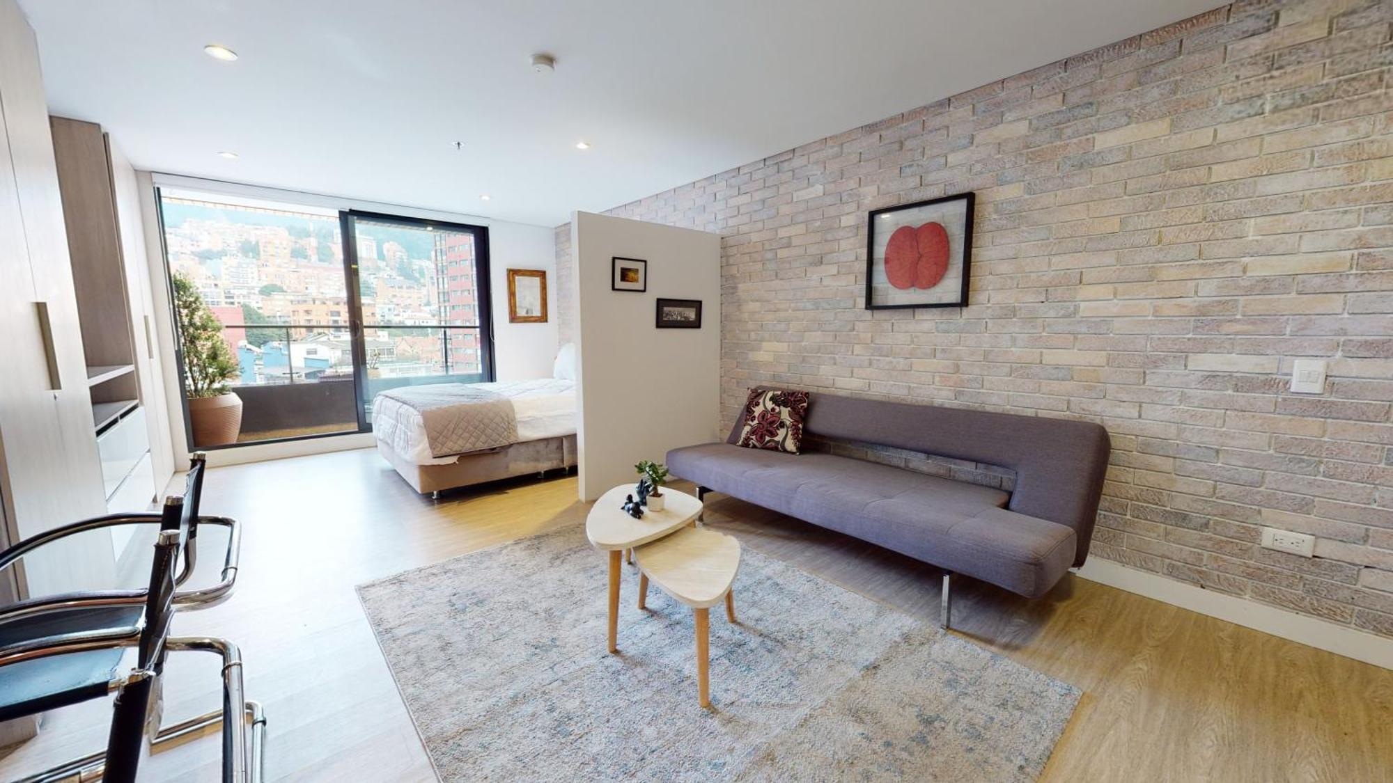 Apartamento 909 Loft Con Excelente Vista En Chapinero Bogotá