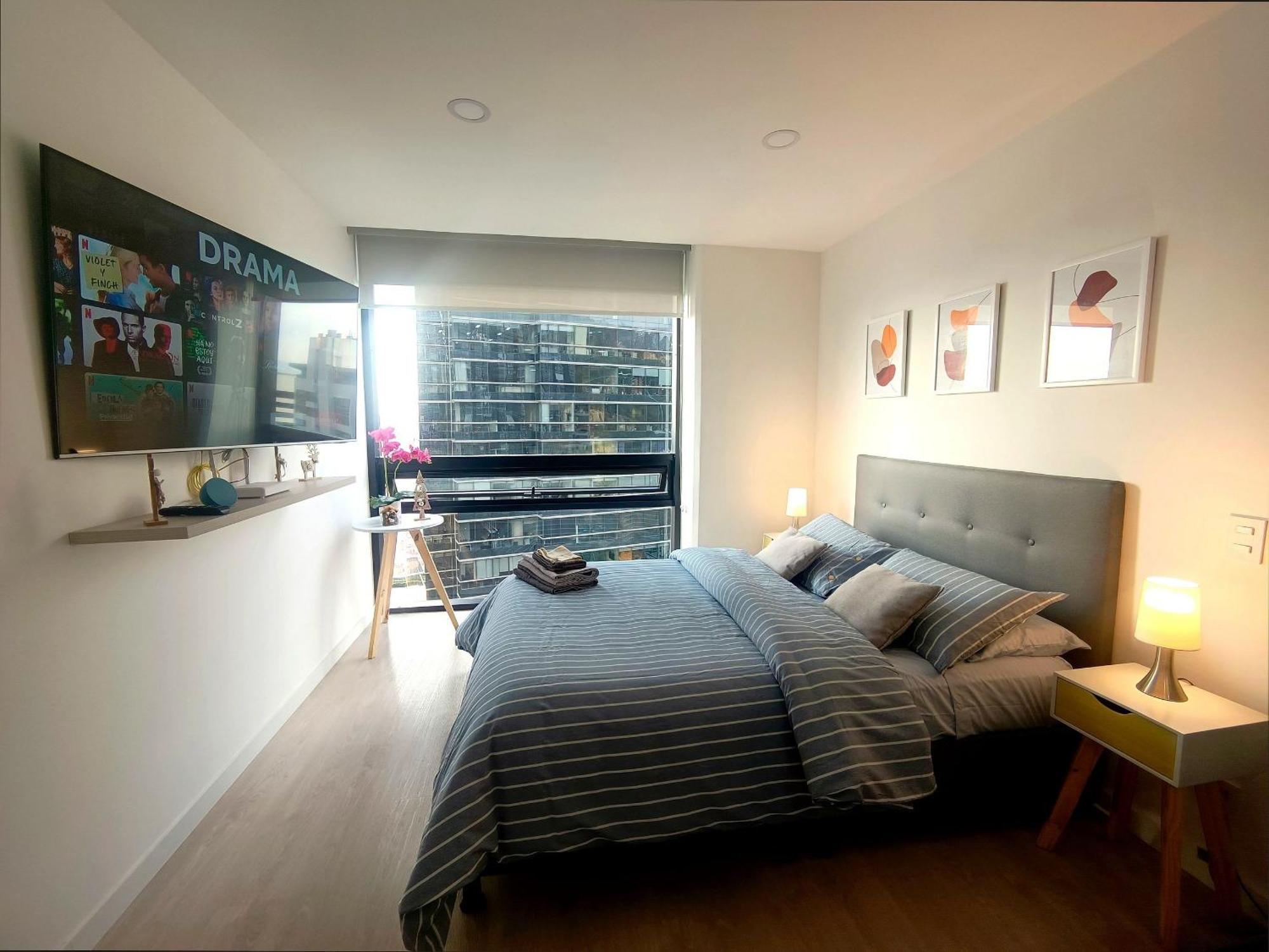 Apartment Acogedor Loft Con Tecnologia Alexa, Vista Usaquen *