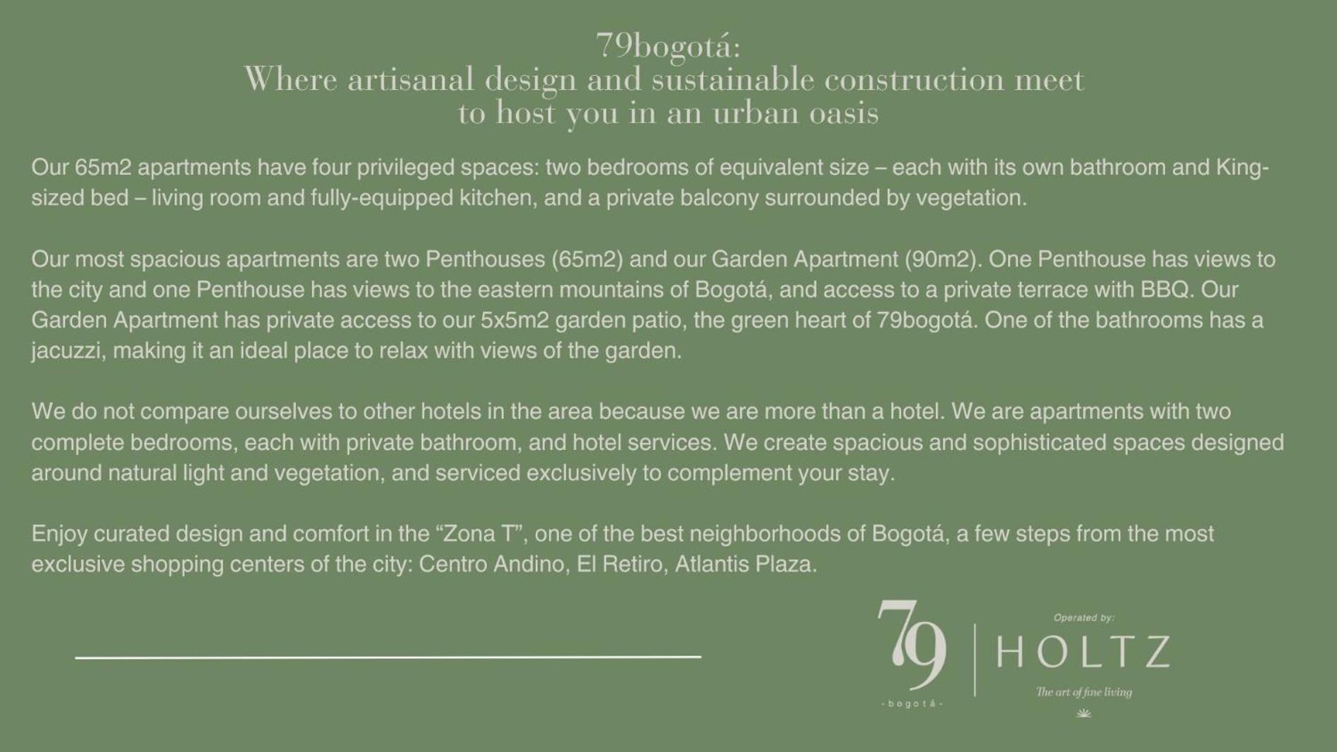 Aparthotel 79bogota Operated By Holtz