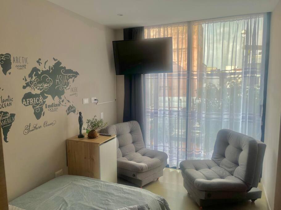 Amazing With Large Coworking Area In The Best Location In Apartamento Bogotá