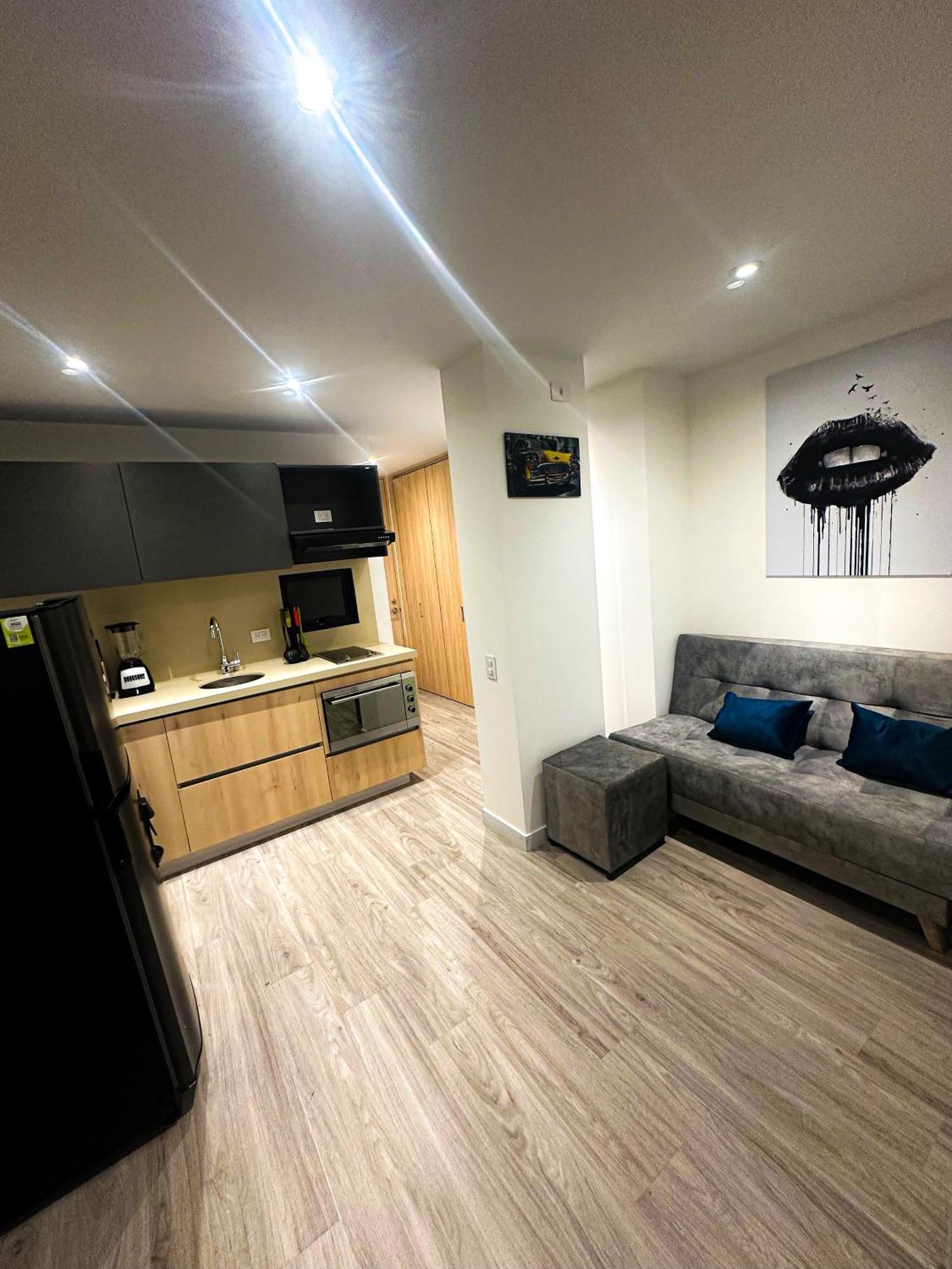 Apartamento Aparta Estudio Acogedor Moderno Bogotá