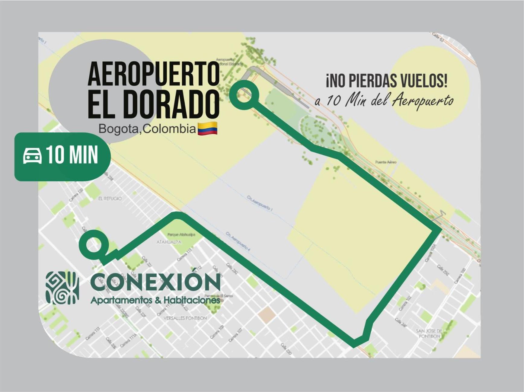 Apartamento Conexion 10 Min Aeropuerto G Apartment