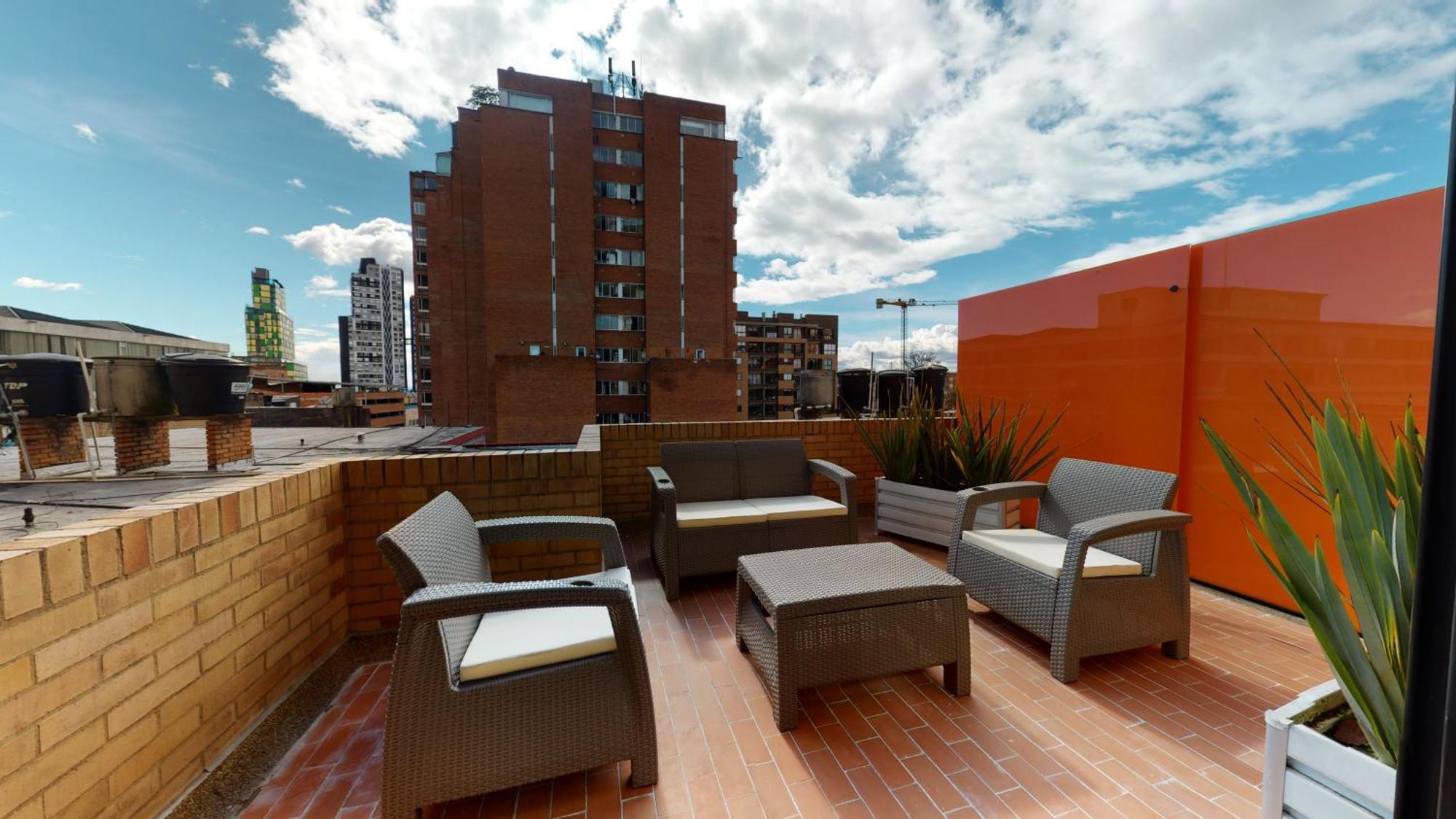 501 Loft Con Terraza Privada En Chapinero * Bogota