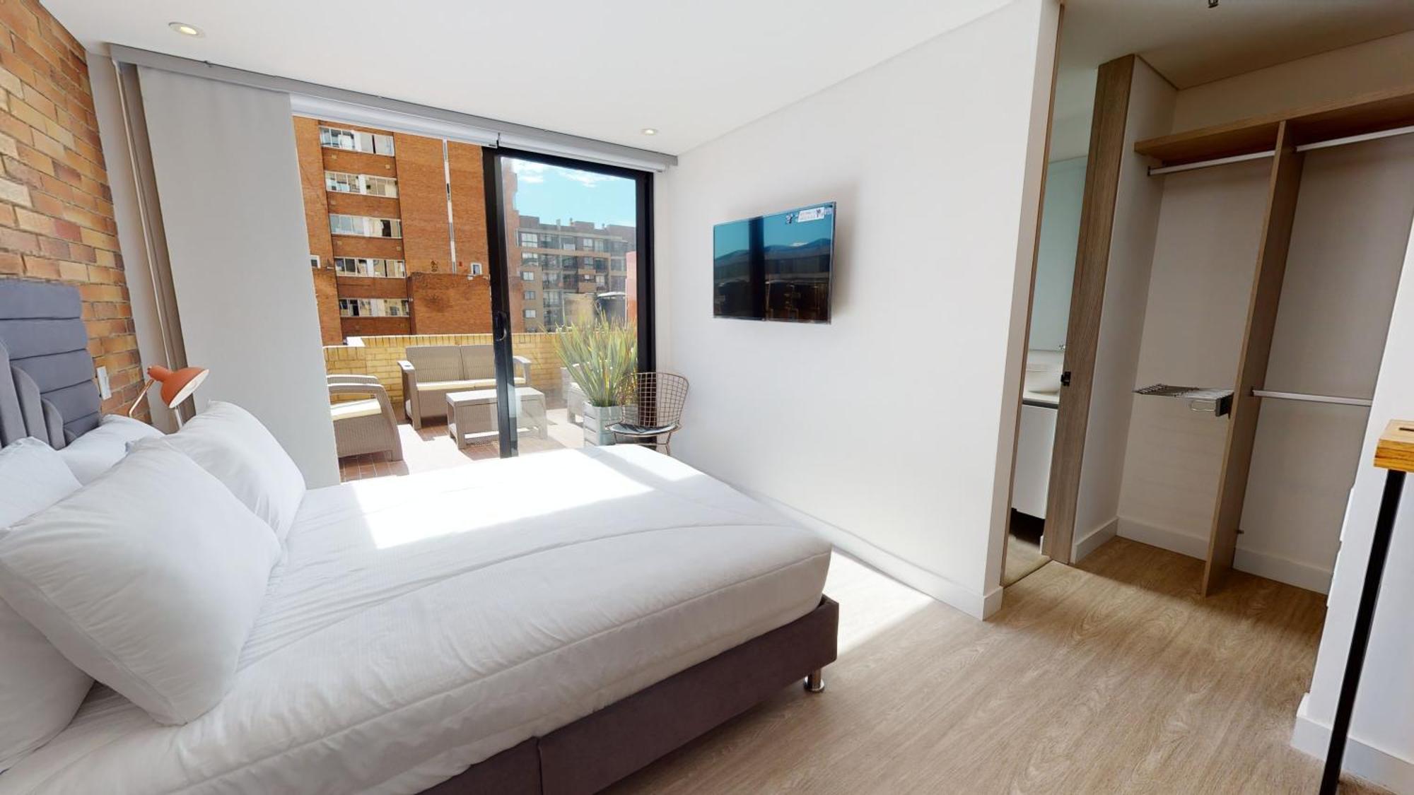 501 Loft Con Terraza Privada En Chapinero Bogota