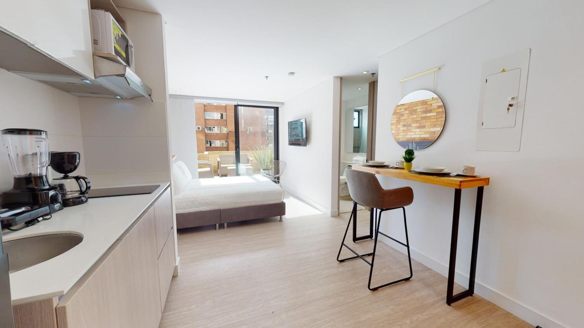 Apartment 501 Loft Con Terraza Privada En Chapinero