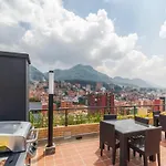 Iluminado Y Moderno Apartaestudio Boho Chic/Balcon