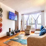 City Escape, Brand New Flat With Wooden Accent In Upper Class Neighborhood In Bogota