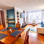 City Escape, Brand New Flat With Wooden Accent In Upper Class Neighborhood In Bogota