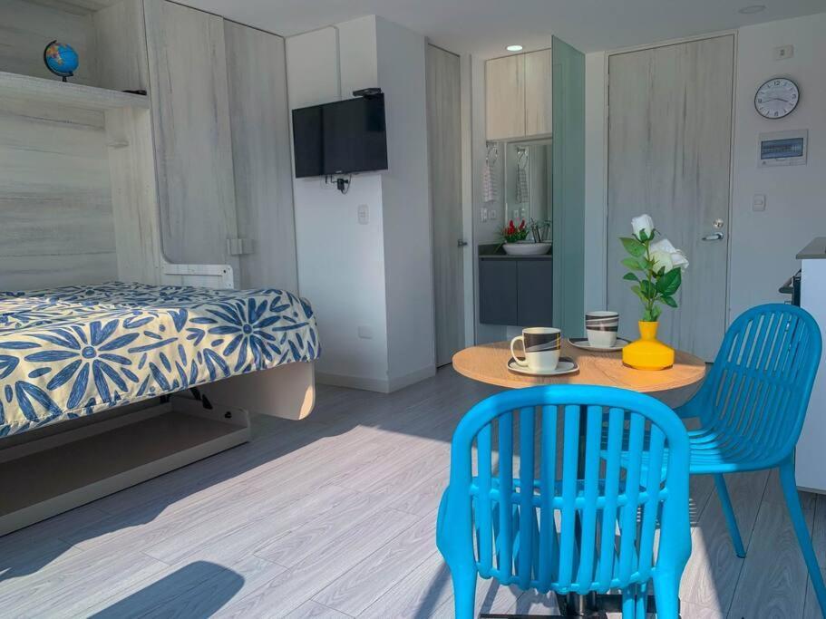 Apartamento Aptotiv211 - Increible Aparta Estudio Tipo Loft - Chapinero - Wifi - Tv *