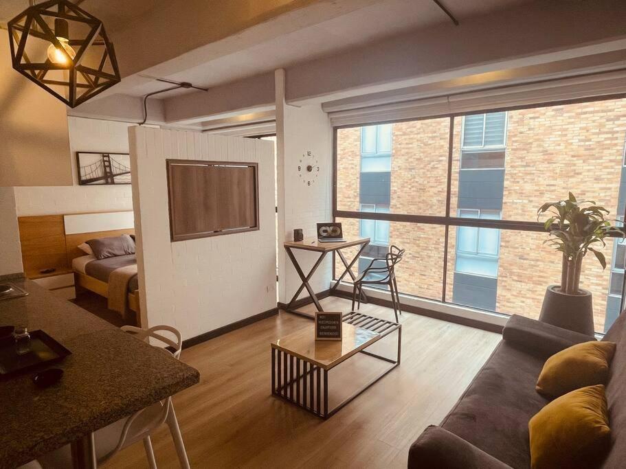 Aptopor606 - Encantador Tipo Loft - Chapinero - Wifi - Tv Apartment *
