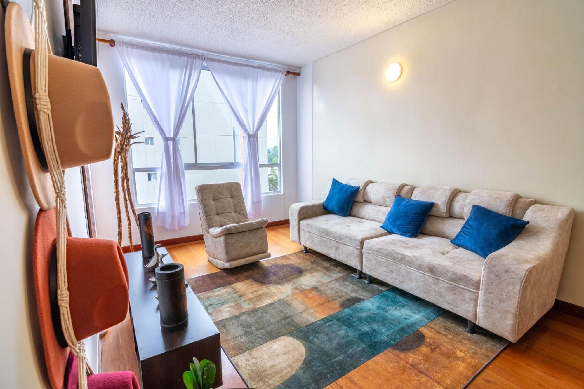 Escape, Brand New Flat With Wooden Accent In Upper Class Neighborhood In Apartment Bogota