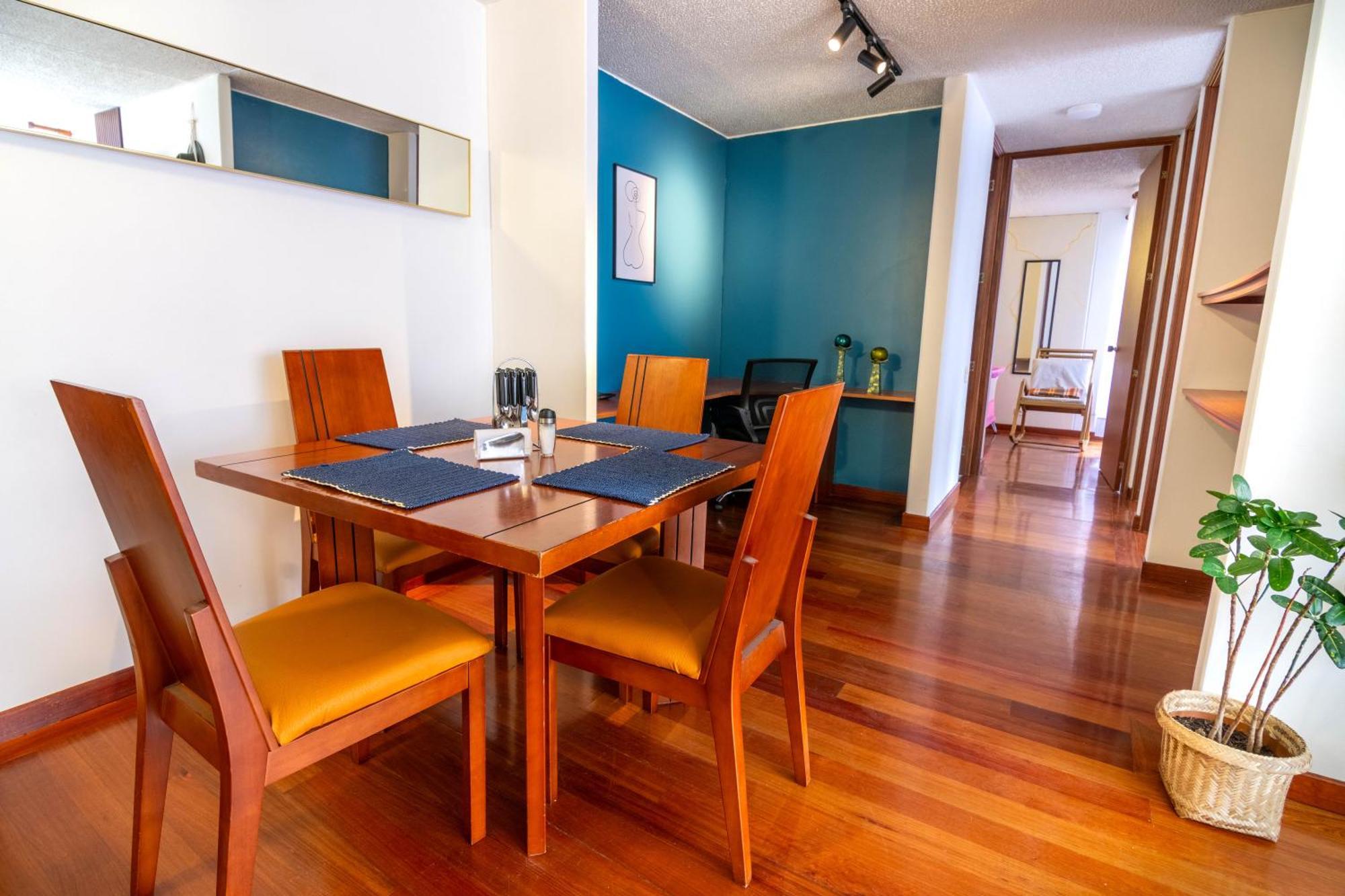 Escape, Brand New Flat With Wooden Accent In Upper Class Neighborhood In Bogota