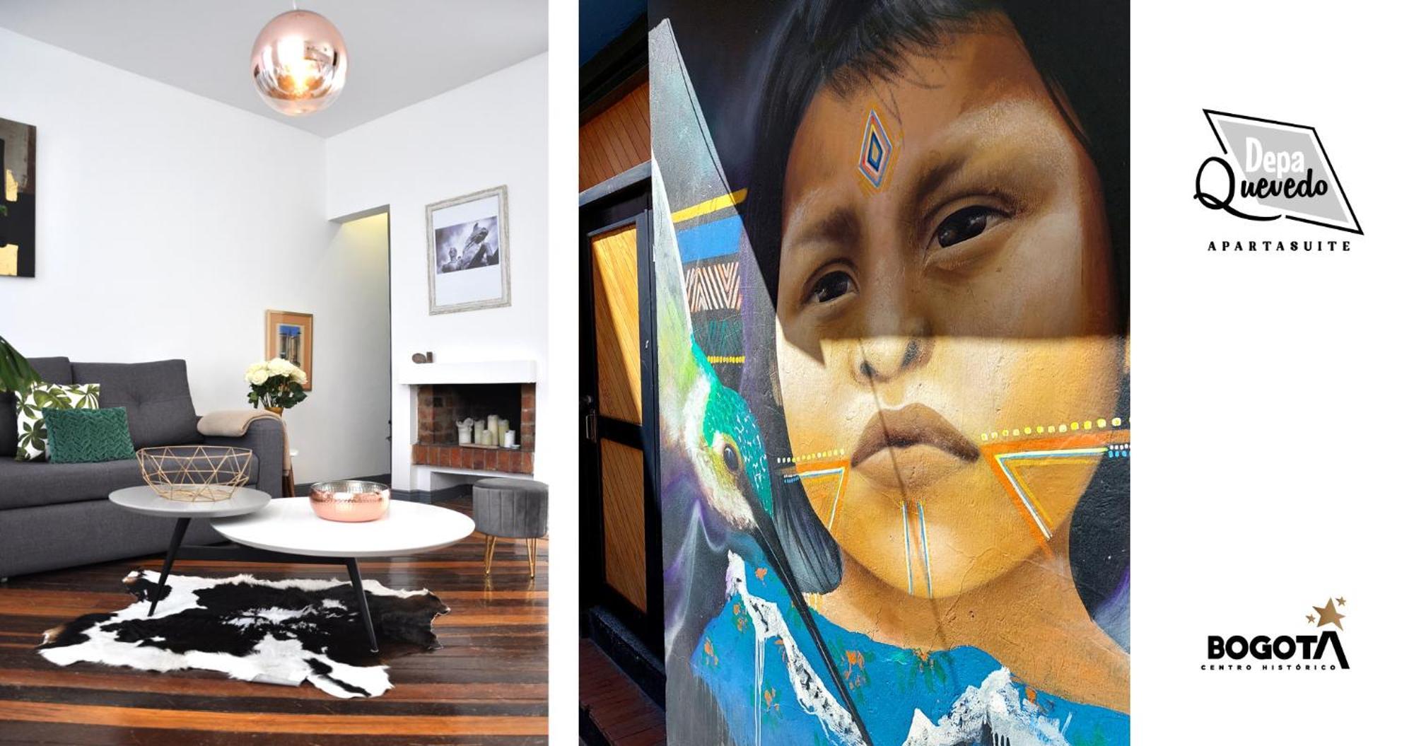 Depa Quevedo: Trendy Flat In Bogota's Historic Candelaria Apartment Bogota