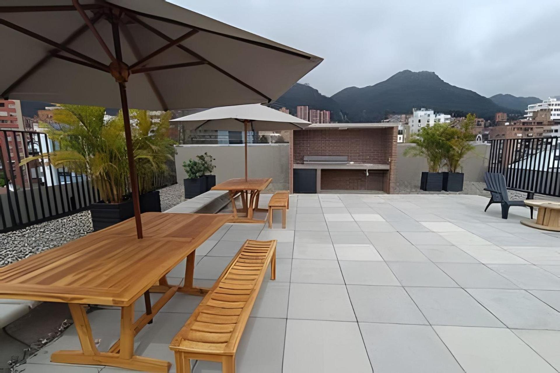 Apartamento Loft Moderno Con Vista A Cerros En Chapinero *