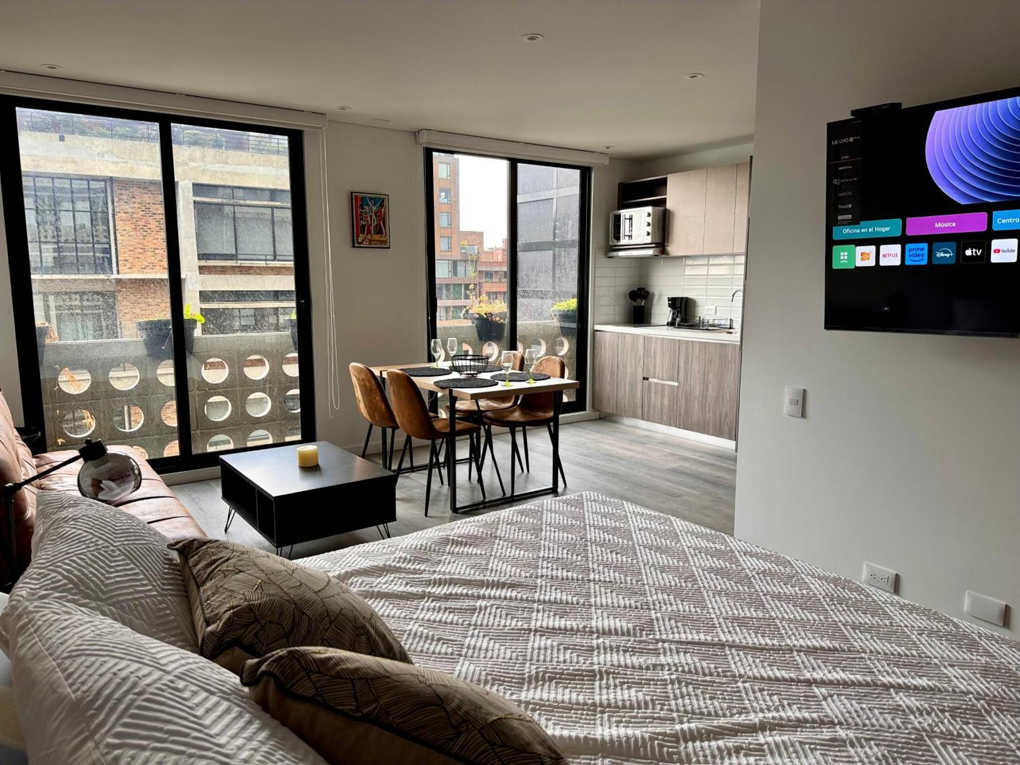 Aparta Estudio Calle 85 Apartment