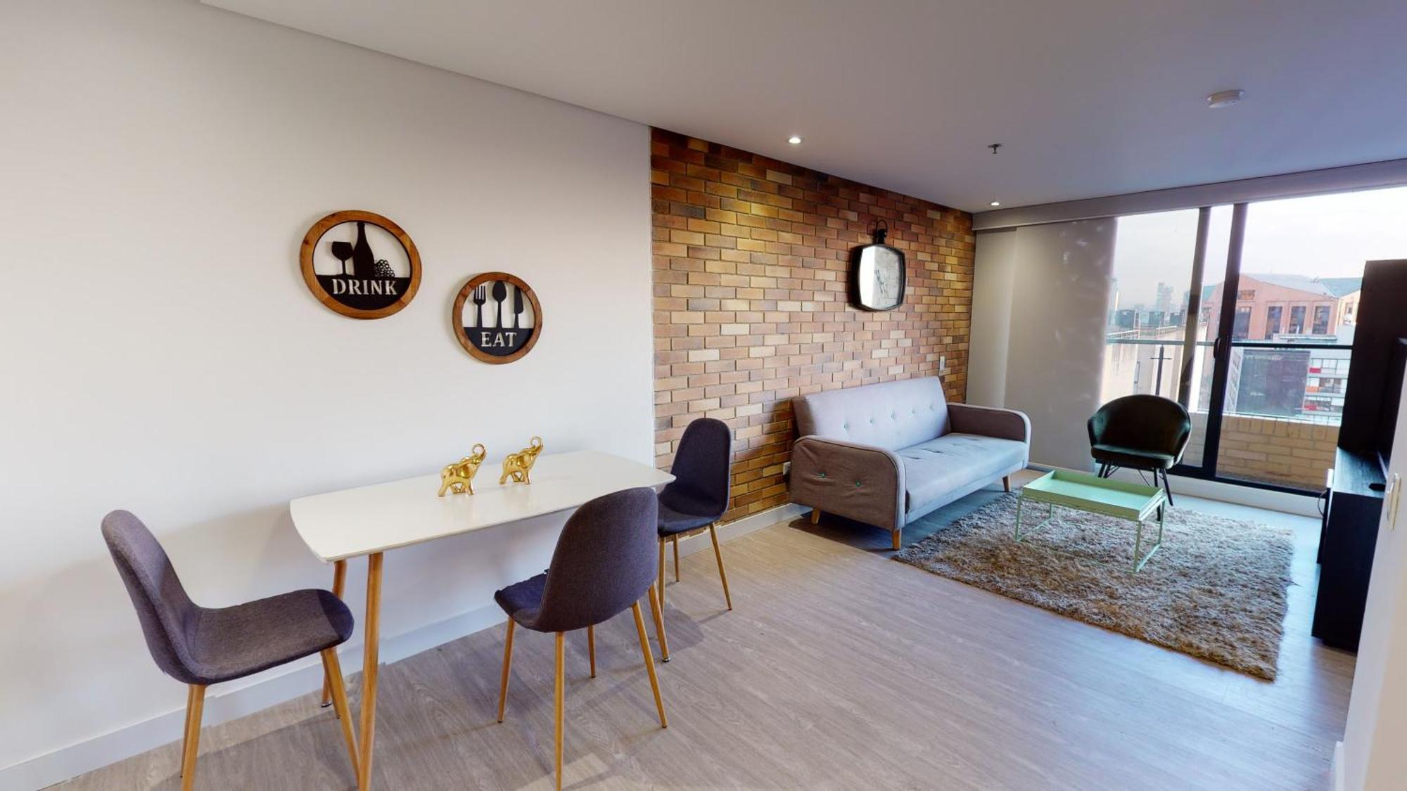 Apartment 812 Lotf Con Vista A Cerros En Chapinero *