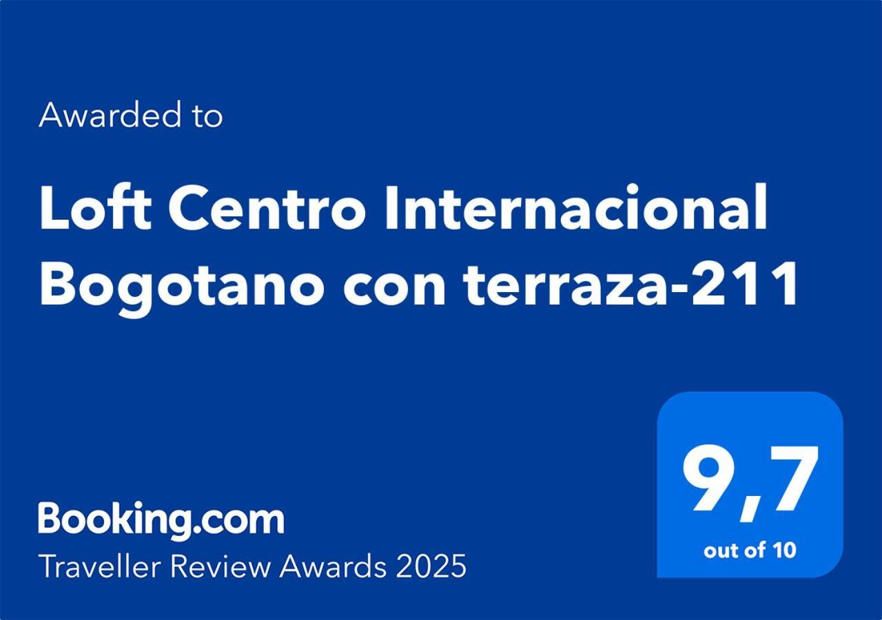 Loft Centro Internacional Bogotano Con Terraza-211 Apartment *