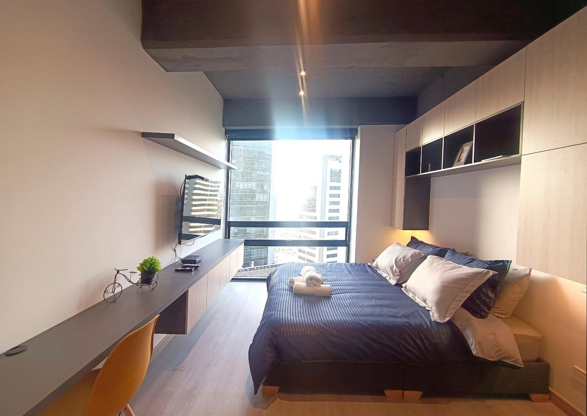 Loft Vista Urbana, Cama Queen, Wifi 350mg, Usaquen *