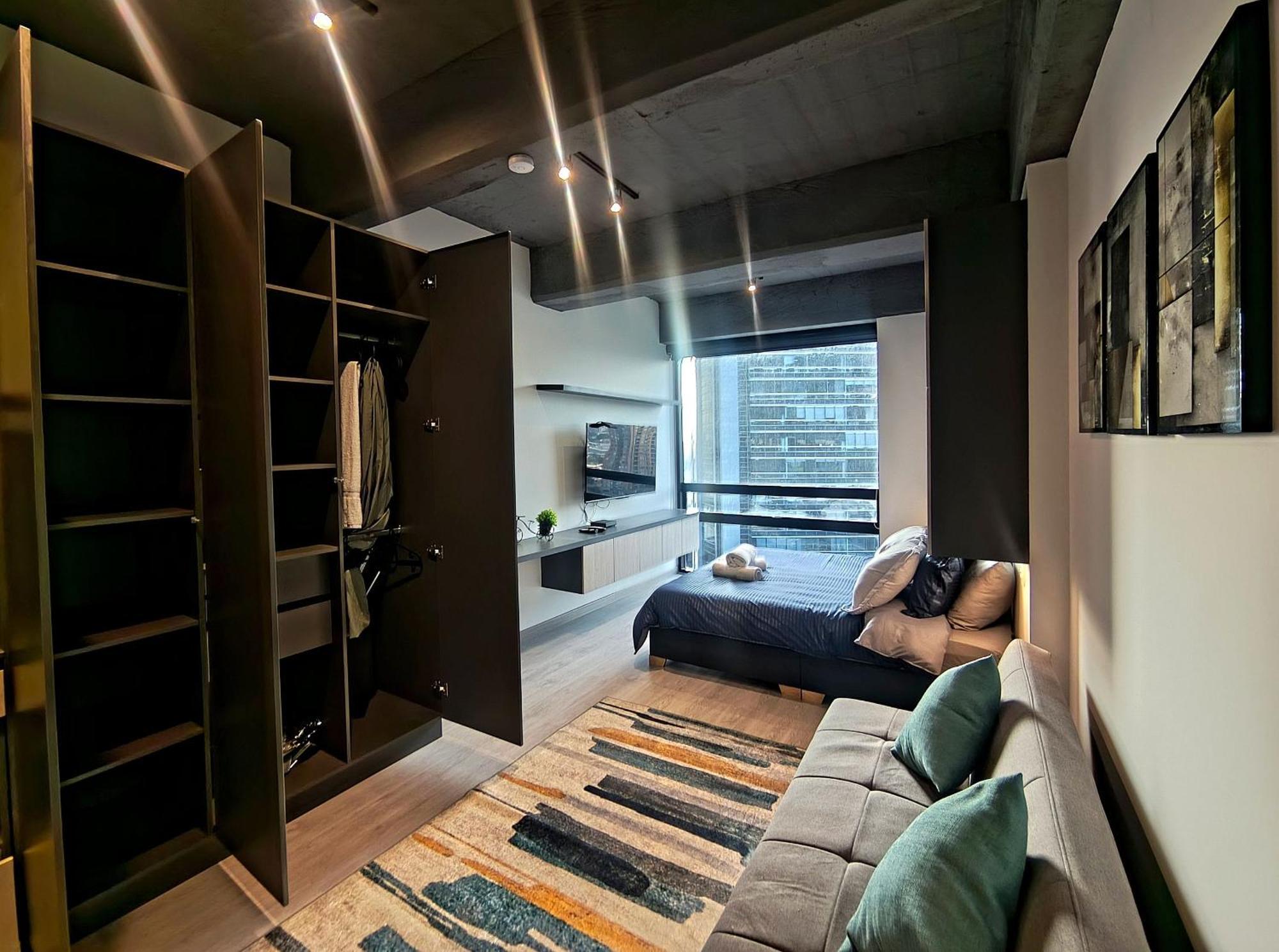 Loft Vista Urbana, Cama Queen, Wifi 350mg, Usaquen