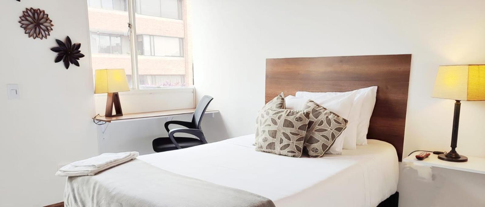 7 Acogedora Bano Y Balcon Privado Bogota