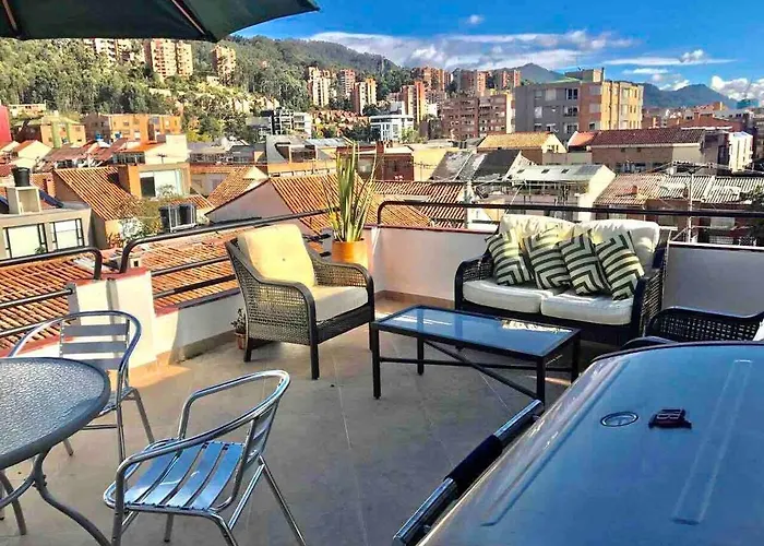 Apartment With Terrace And Panoramic View Usaquen